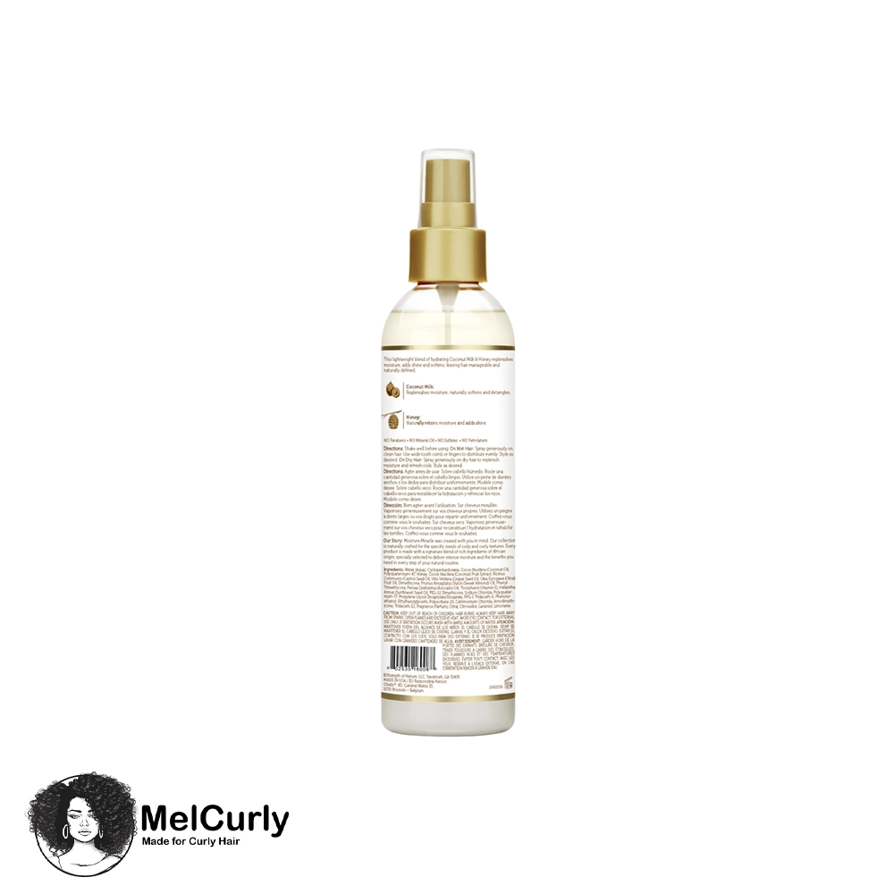 ۱۳-۱-african-pride-Coconut-Milk-Honey-Leave-In-Conditioner-8fl-oz اسپری دوفاز شیر نارگیل افریکن پراید - تصویر 2