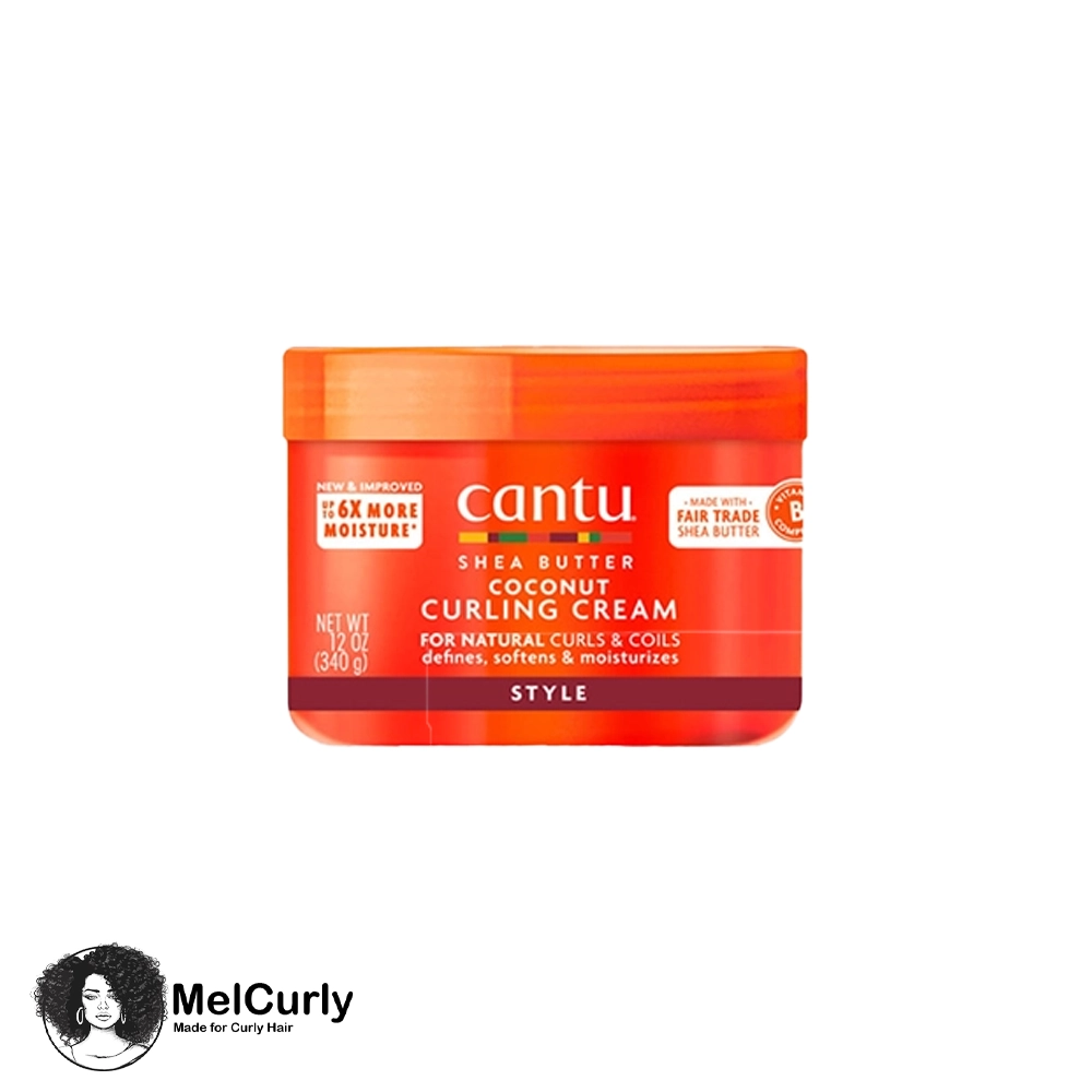 کرم فر کننده نارگیل کنتو Cantu Coconut Curling Cream with Shea Butter مل کرلی melcurly.com