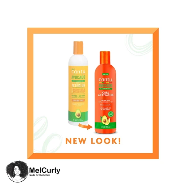 اکتیویتور آووکادو کنتو Cantu Hydrating Curl Activator Avocado مل کرلی melcurly.com
