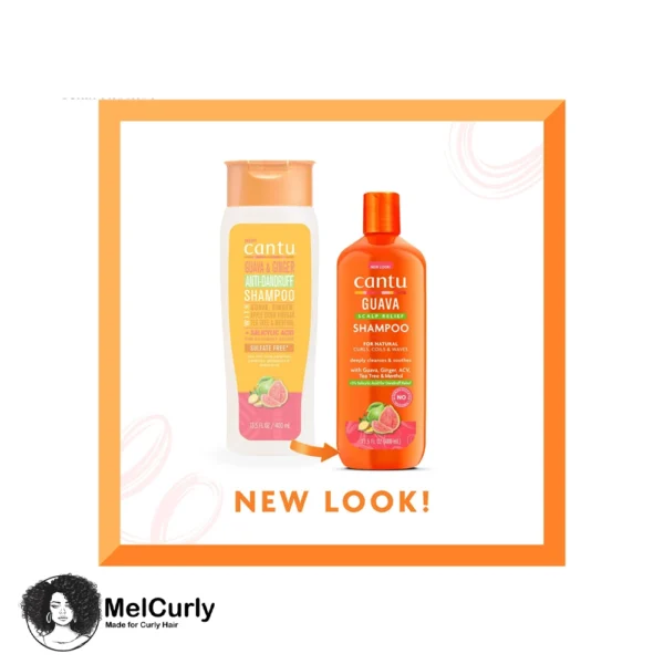 شامپو ضد شوره کنتو Cantu Anti-Dandruff Guava & Ginger Shampoo 400ml مل کرلی Melcurly.com
