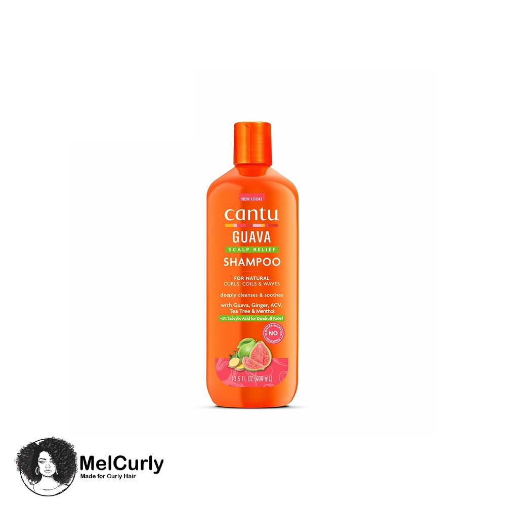 شامپو ضد شوره کنتو Cantu Anti-Dandruff Guava & Ginger Shampoo 400ml مل کرلی Melcurly.com