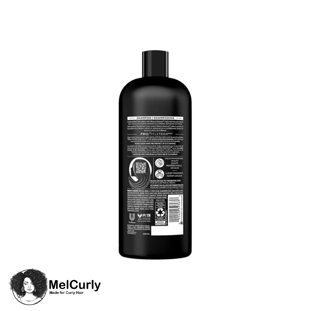 شامپو لیبل سبز موهای فر ترزمه TRESemmé Flawless Curls Hair with Coconut Oil Shampoo 828ml ۲ شامپو لیبل سبز موهای فر ترزمه TRESemmé Flawless Curls Hair with Coconut Oil Shampoo 828ml موجود در سایت مل کرلی Melcurly 2