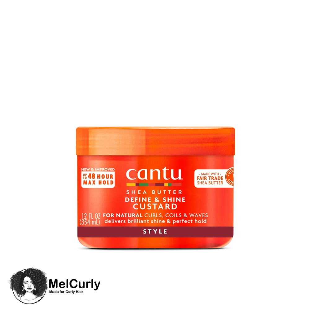 کاسترد حالت دهنده و فیکس کننده کنتو Cantu Define & Shine Custard 354ml مل کرلی Melcurly